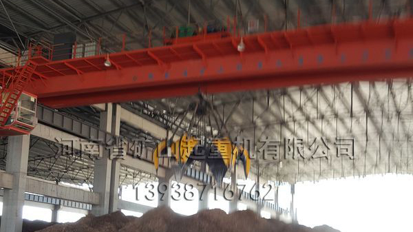 新型生物發電抓斗起重機