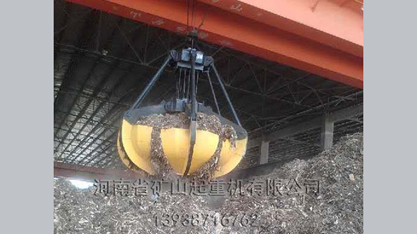 新型生物發電抓斗起重機